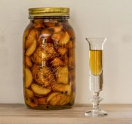 Gamle æbler har givet en fortrinlig æblesnaps